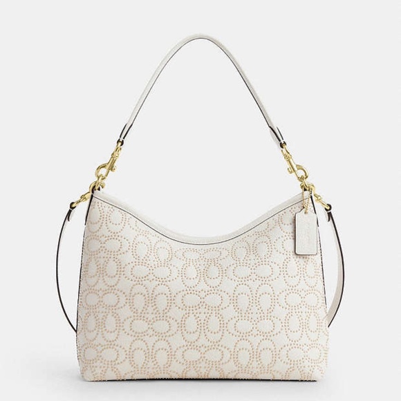 Coach Laurel Shoulder/Crossbody Bag with Signature Rivets - Picture 1 of 8